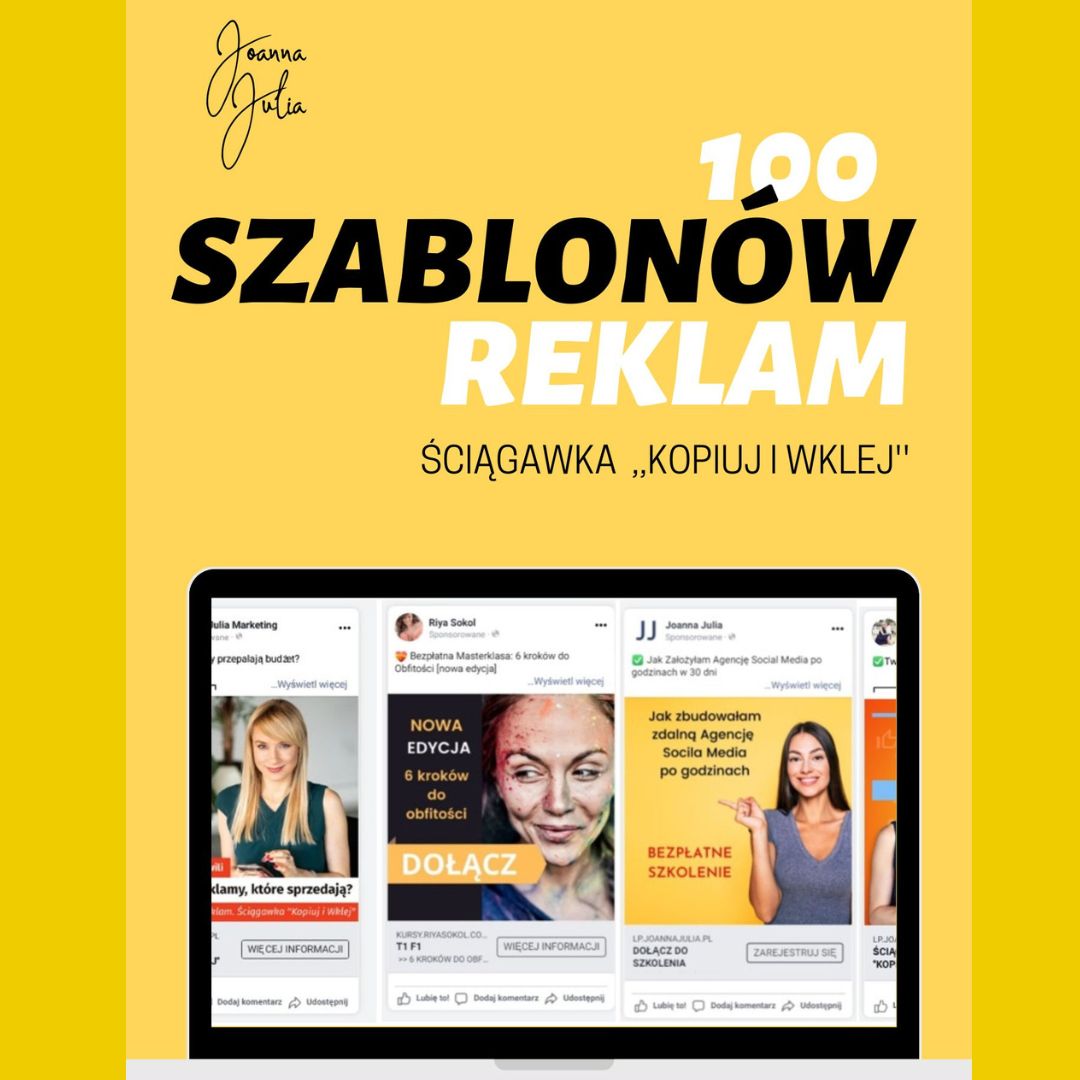 100 Szablonów Reklam + Targetowanie